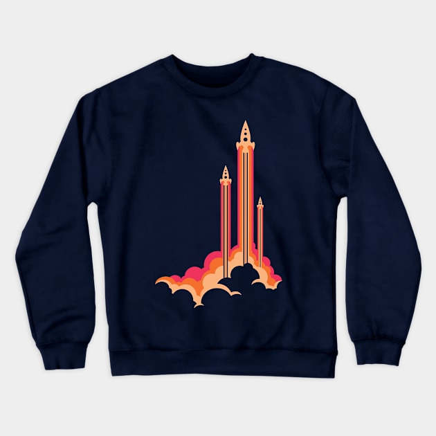 Lift-off 2 Crewneck Sweatshirt by Waynem